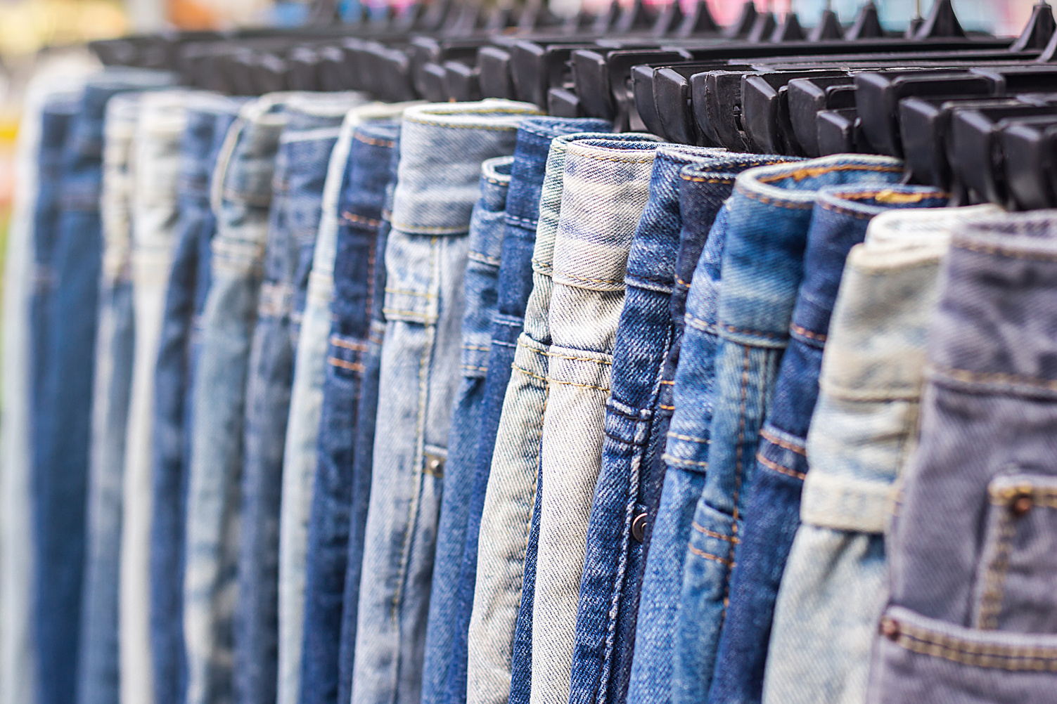 Assorted Denim Jeans Display