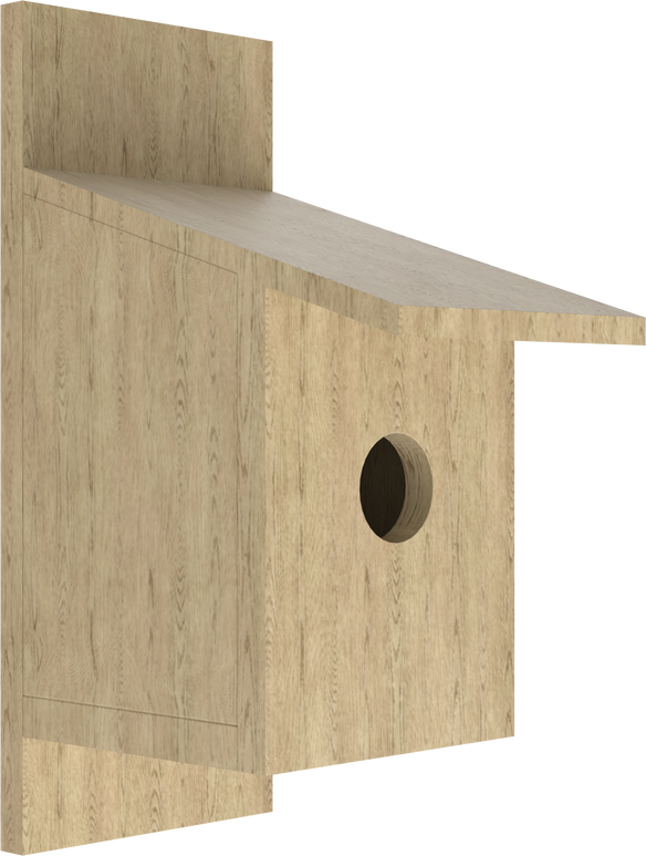 3D rendering illustration of a nest box